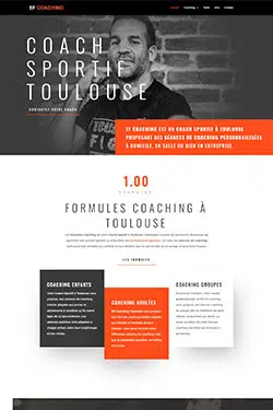Création Site Internet pour Coach Sportif